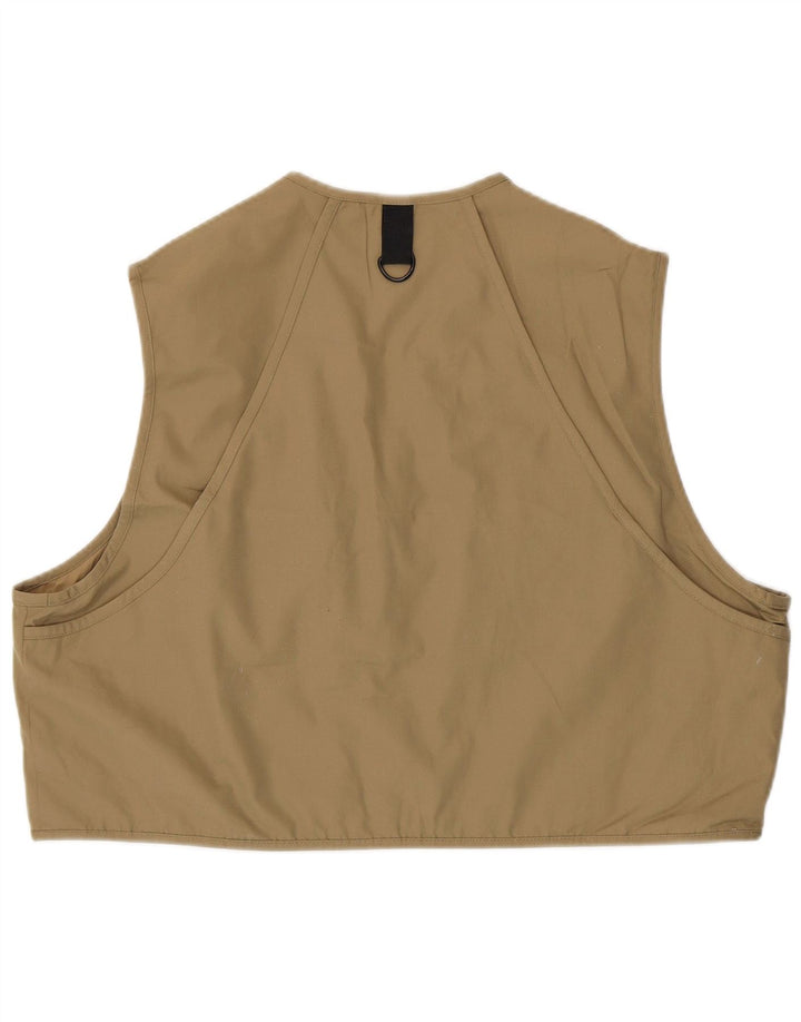 EDDIE BAUER Gilet multiuso oversize da donna UK 18 XL Cotone beige