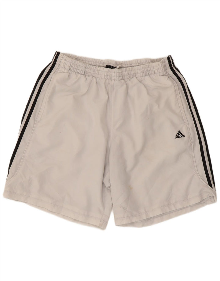 Pantaloncini sportivi da uomo Adidas XL poliestere bianco