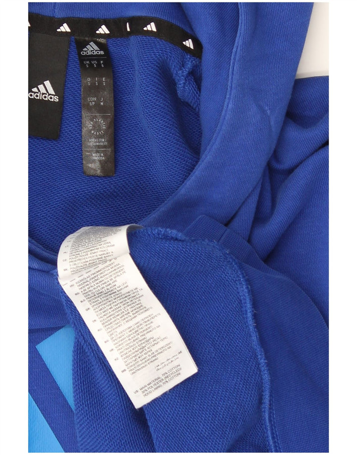 Tuta intera Adidas da uomo con grafica piccola in cotone blu
