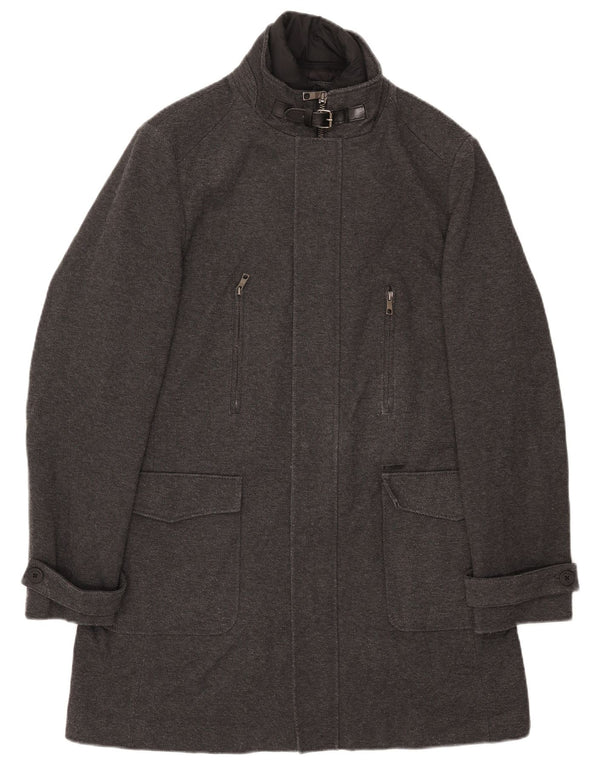 Soprabito da uomo ZARA UK 42 XL poliestere grigio