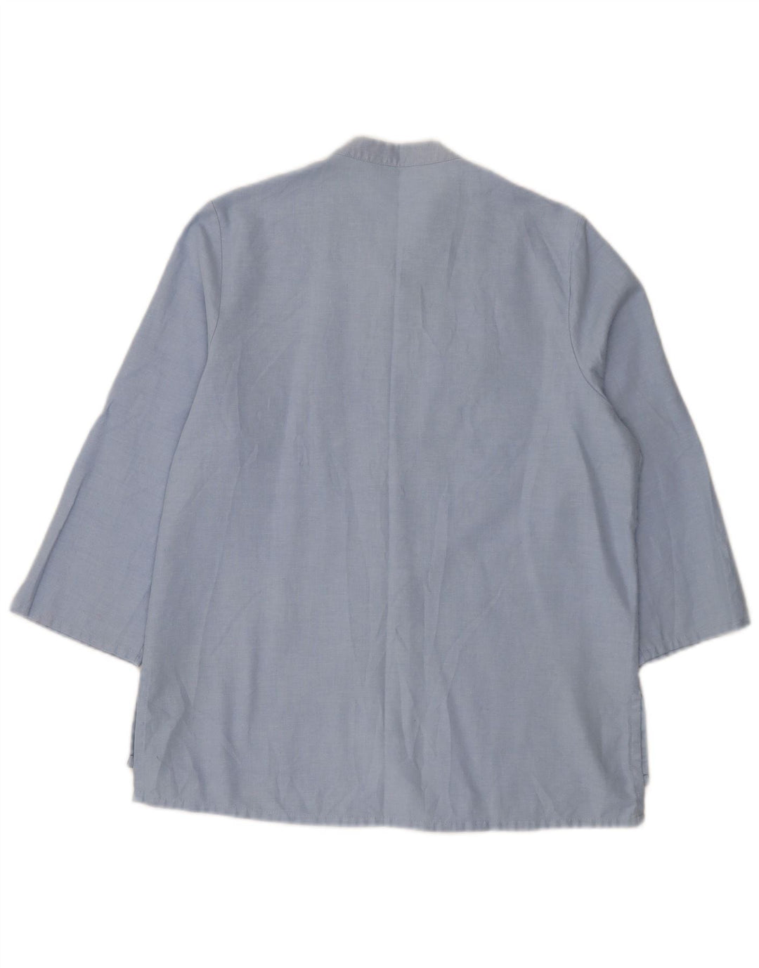 Camicetta da donna con maniche a 3/4 Marks & Spencer UK 12 Poliestere blu medio