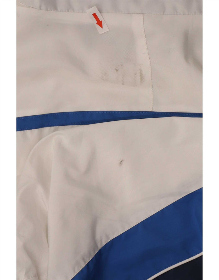 Giacca sportiva da uomo Asics 2XL Poliestere color block bianco