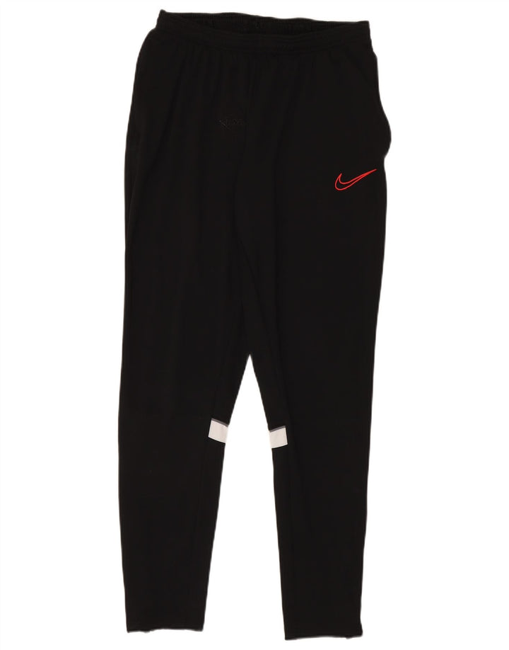 Pantaloni da tuta Nike Dri Fit da uomo, grandi, in poliestere color block nero