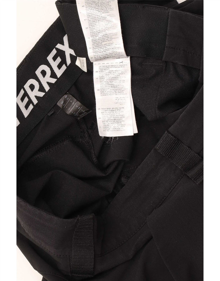 Pantaloni cargo da trekking Adidas Terrex da uomo W36 L29 neri in poliammide
