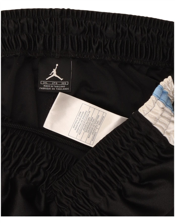 Pantaloncini sportivi Jordan da uomo 3XL Poliestere color block nero