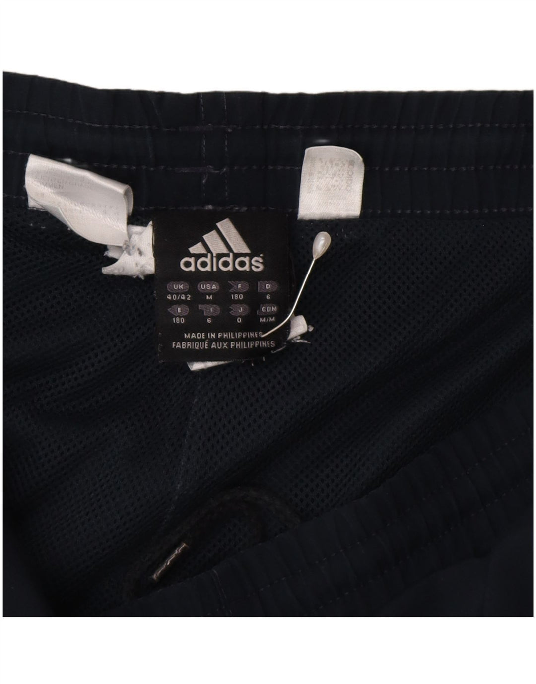 Pantaloni da tuta da uomo Adidas Joggers UK 40/42 Poliestere blu navy medio
