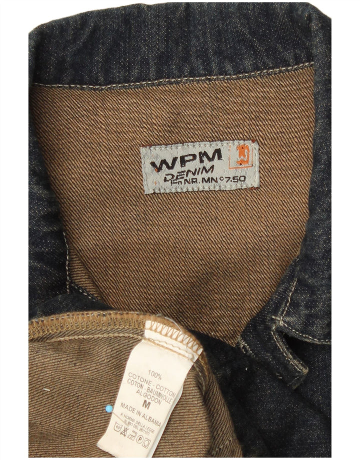 Giacca di jeans da uomo WPM UK 38 Cotone blu medio