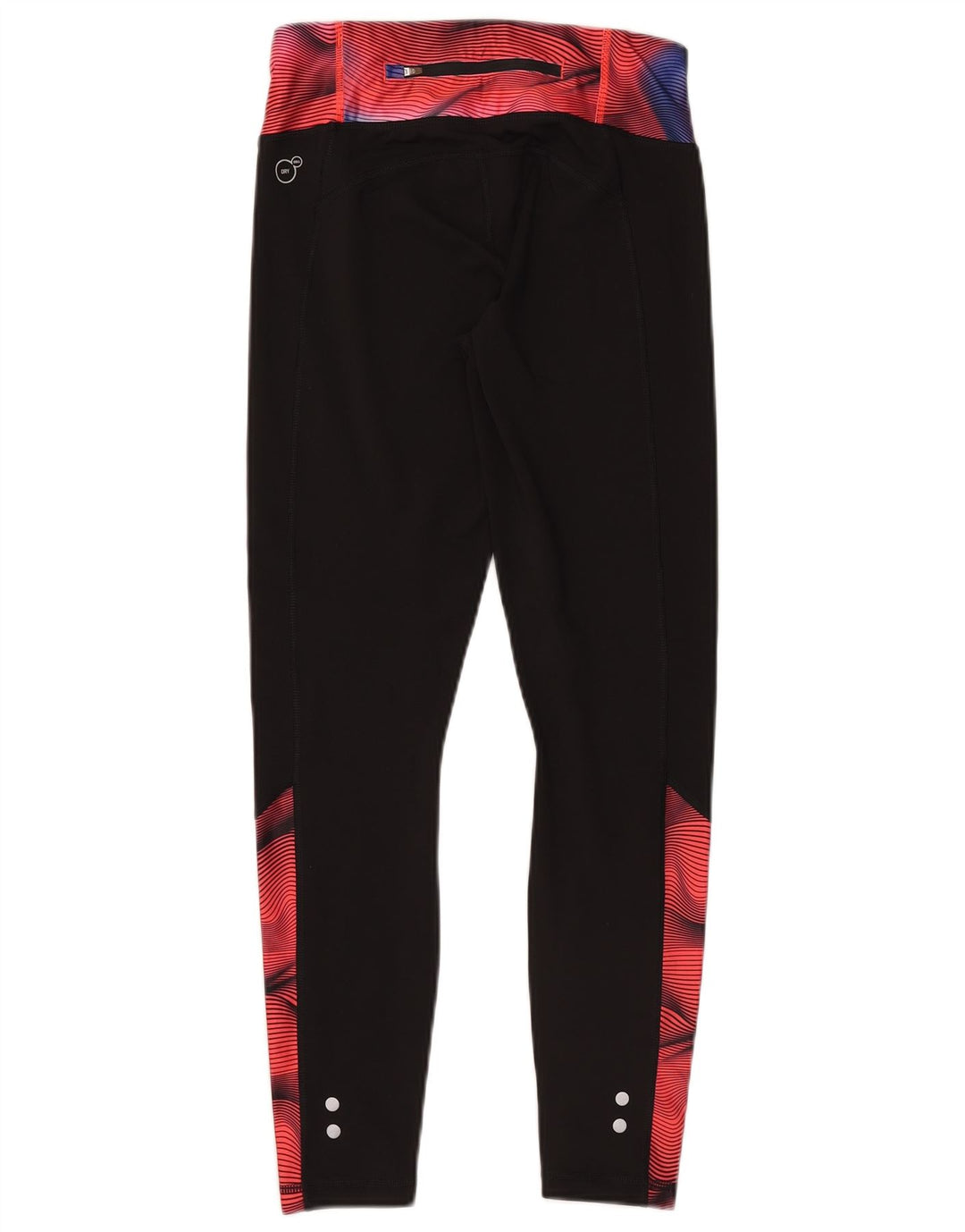 Leggings Puma da donna con motivo astratto UK 10 Small Black Colourblock
