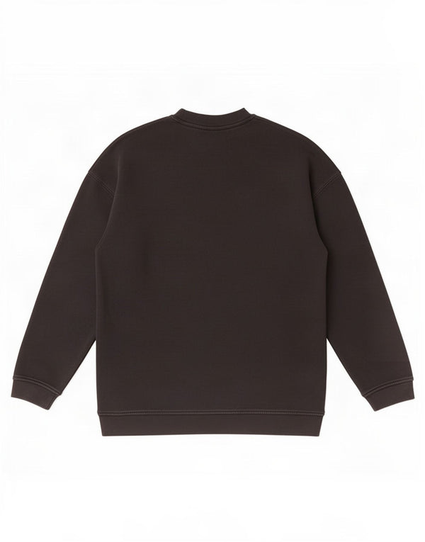 Felpa grafica da uomo Adidas Maglione piccolo cotone nero