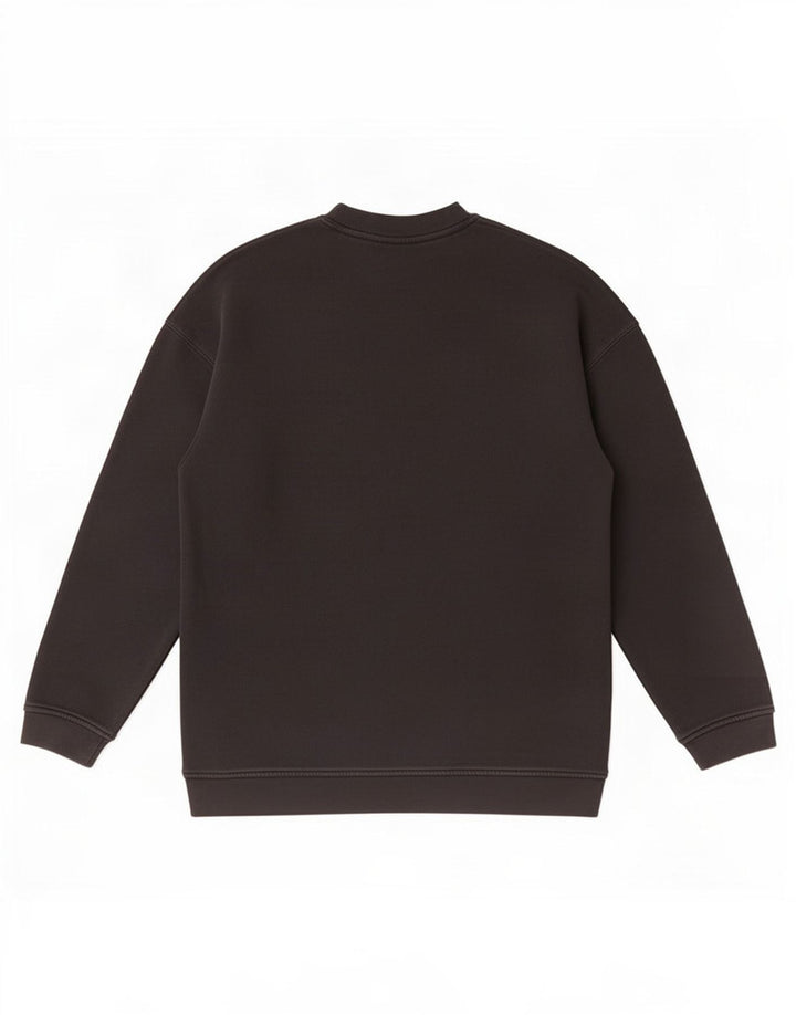 Felpa grafica da uomo Adidas Maglione piccolo cotone nero