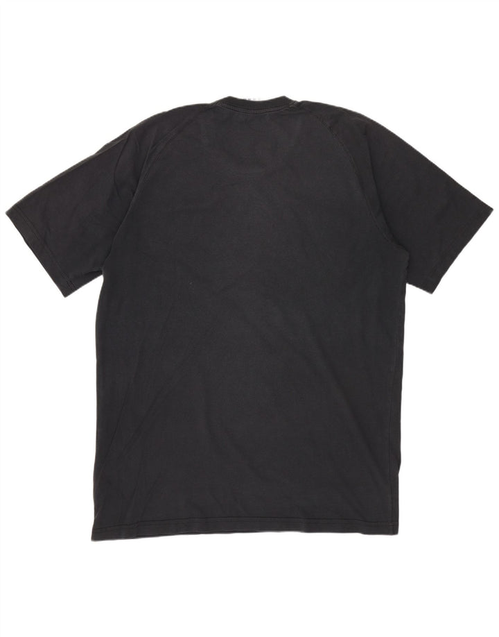 T-shirt grafica da uomo ADIDAS Top grande in cotone nero