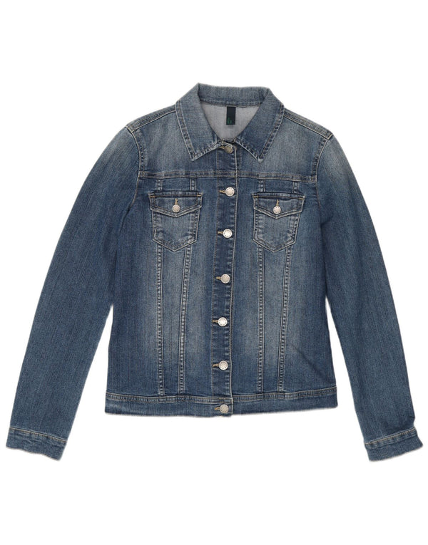 Giacca Jeans Bambina Benetton 11-12 Anni 2XL Cotone Blu