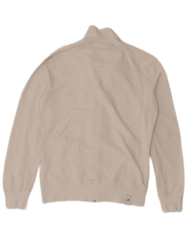 Giacca da tuta da donna Adidas UK 18 XL cotone bianco