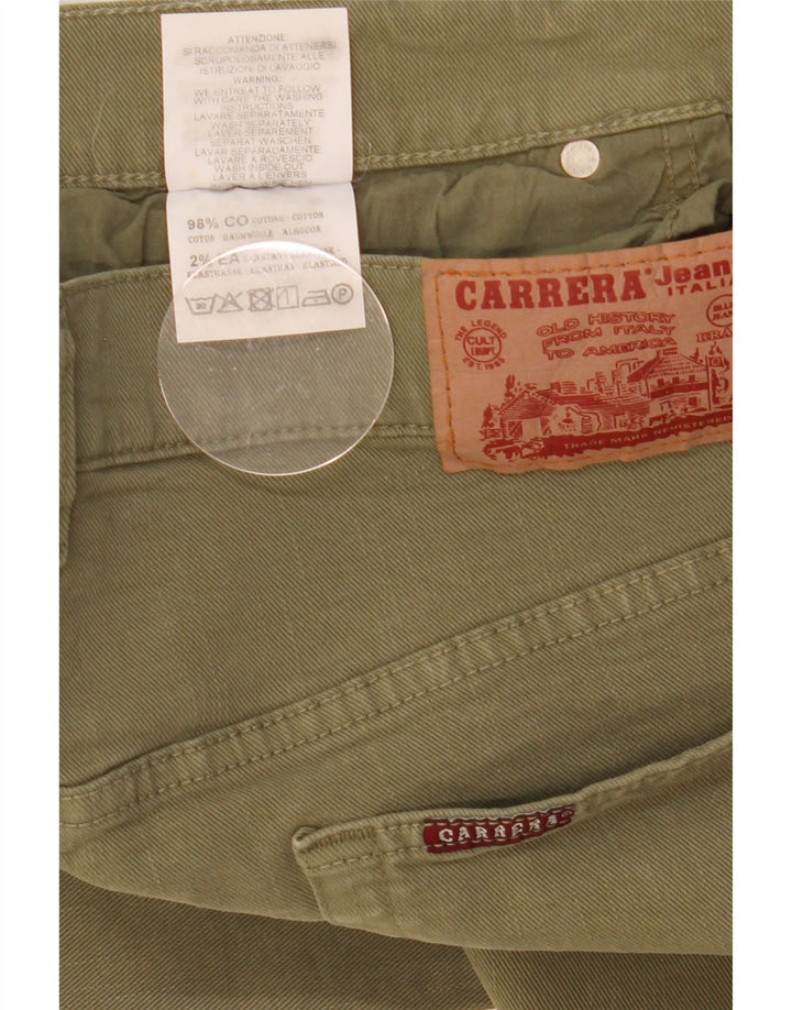 Jeans slim da uomo Carrera W34 L33 cotone verde