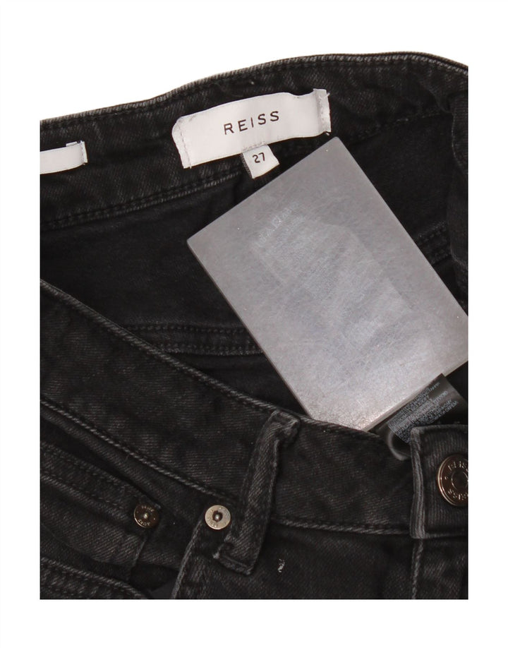 Jeans slim da donna Reiss W27 L26 cotone nero