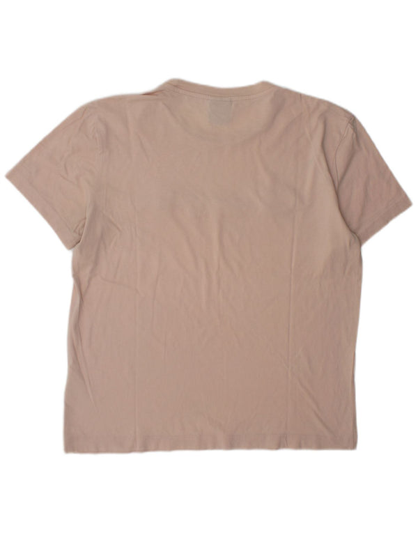 T-shirt grafica da uomo Champion Top in cotone rosa medio