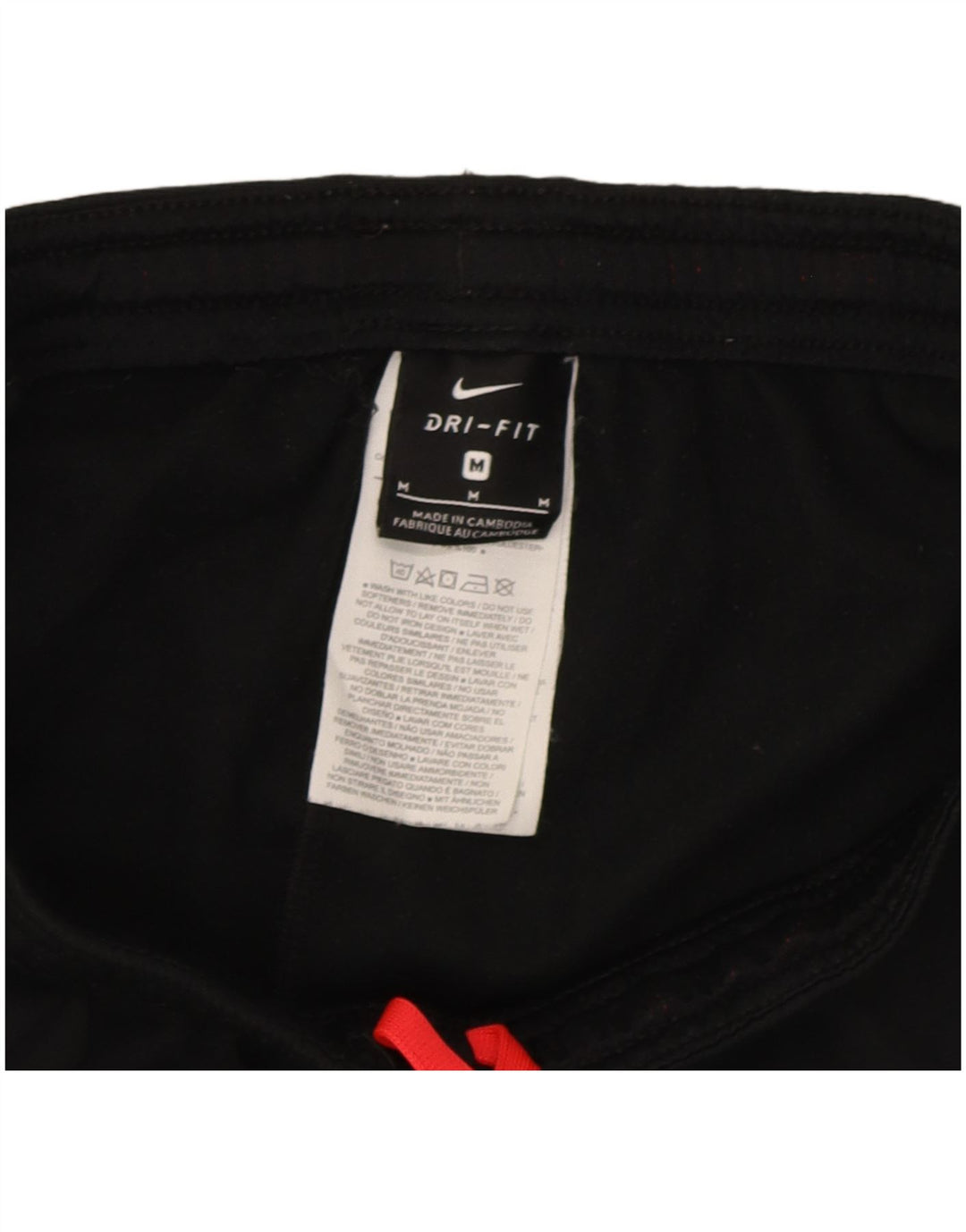 Pantaloni della tuta da donna Nike UK 12 Medium Nero Colourblock Poliestere