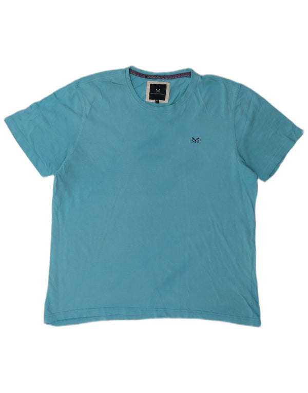 Crew Clothing T-shirt da uomo Top XL in cotone blu