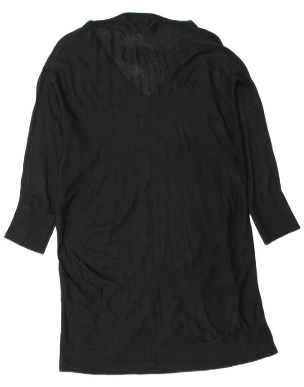 MOSSIMO Abito maglione a pipistrello da donna a maniche lunghe UK 18 XL Acrilico nero