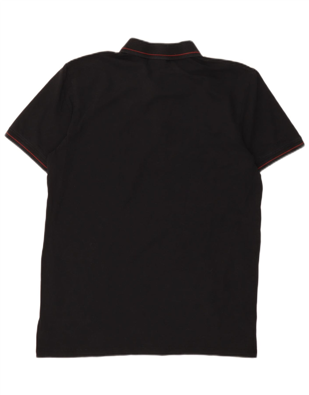 Polo HUGO BOSS da uomo slim fit in cotone nero medio