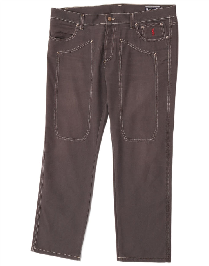 Jeans dritti da uomo Jeckerson W40 L30 cotone grigio