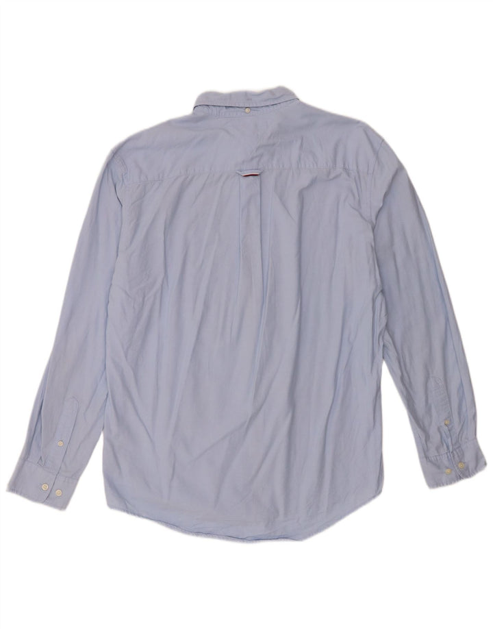 Camicia da uomo Tommy Hilfiger XL in cotone blu