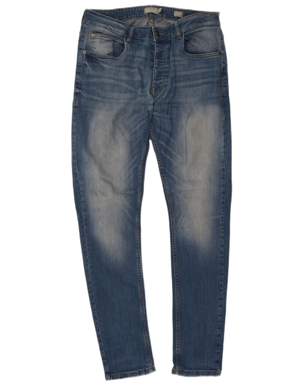 Jeans skinny da uomo Bench W34 L34 in cotone blu