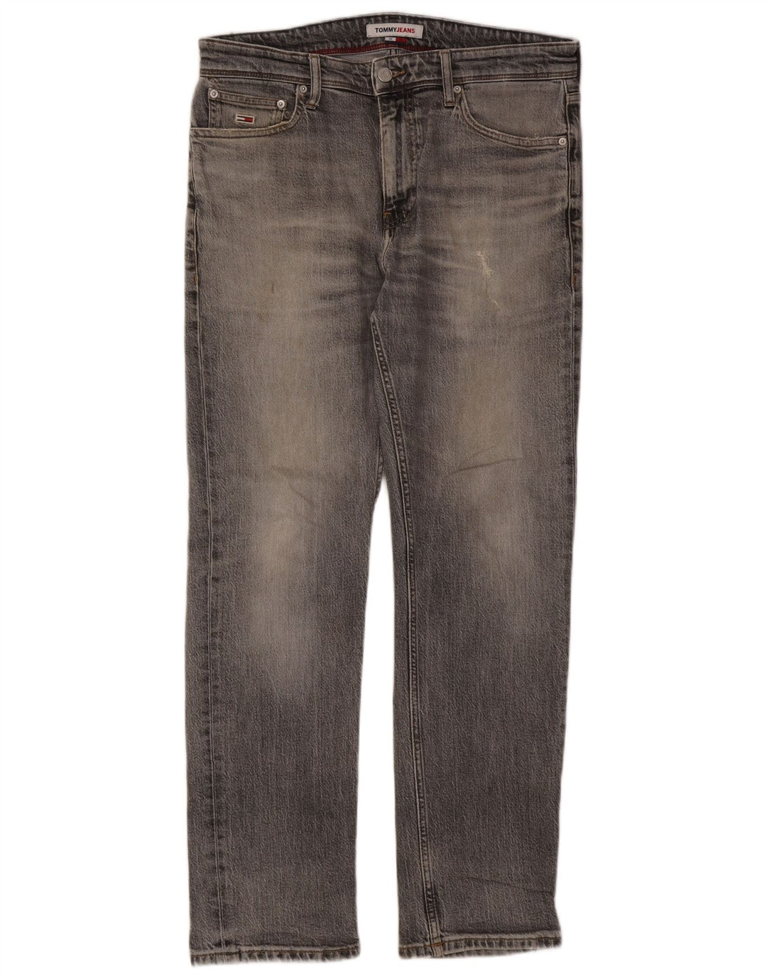 Jeans slim da uomo Tommy Hilfiger W32 L30 cotone grigio
