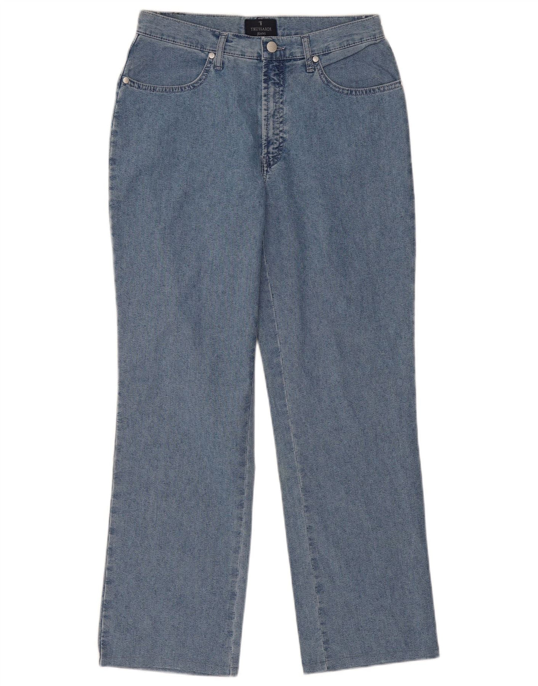Jeans Straight Donna Trussardi W32 L30 Blu Cotone