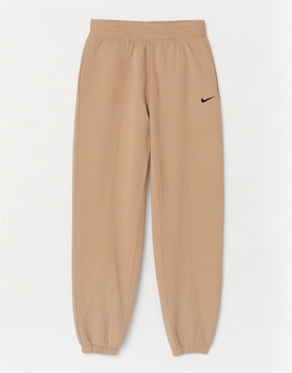Pantaloni da tuta da donna Nike Loose Fit, pantaloni da jogging UK 6 XS, cotone beige