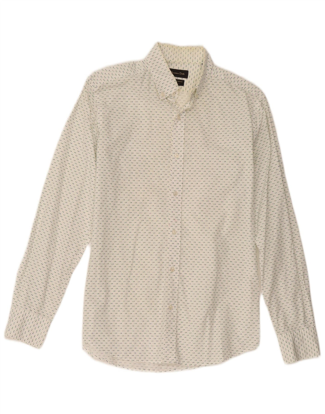 Camicia da uomo Massimo Dutti piccola maculata bianca