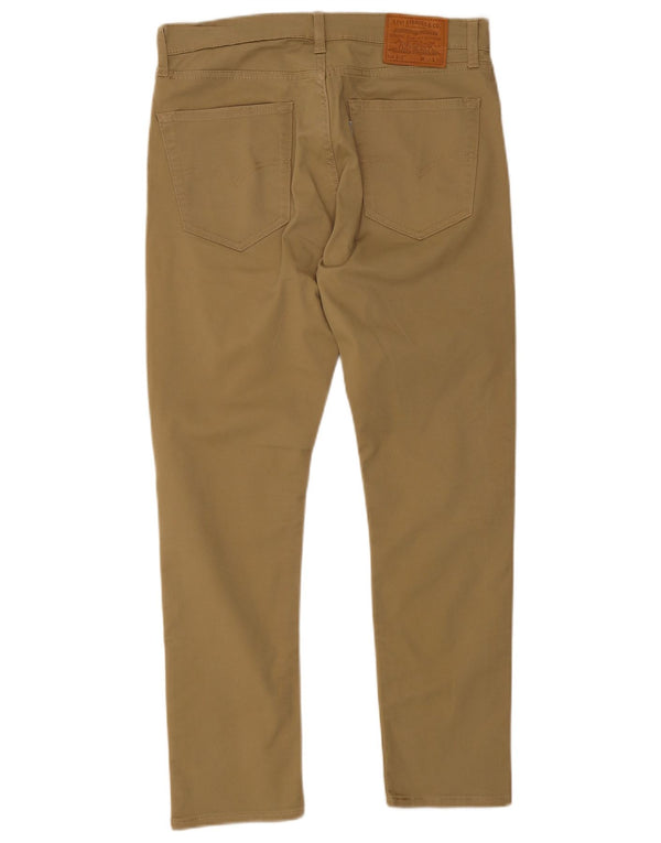 Levi's Uomo 512 Pantaloni casual affusolati slim W32 L30 Cotone beige