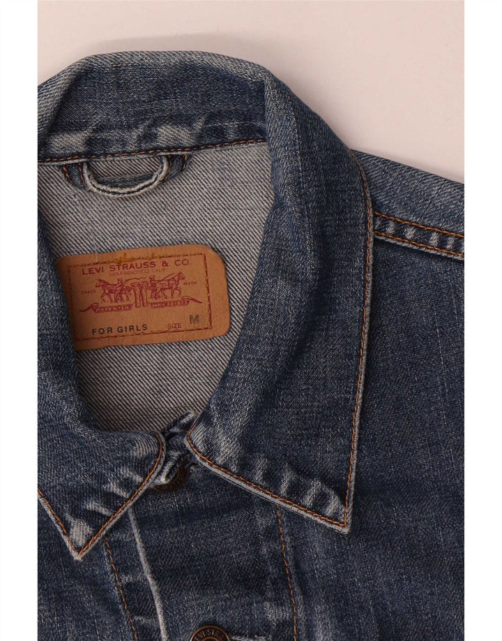 Giacca di jeans per ragazze Levi's 11-12 anni in cotone blu medio