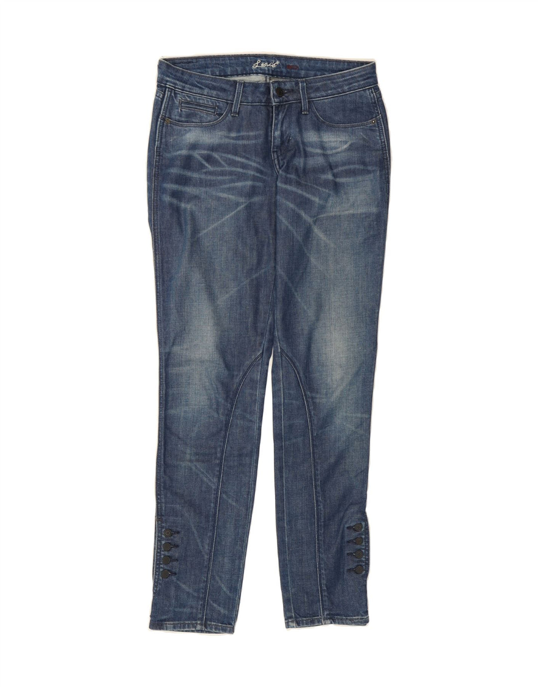 LEVI'S Womens Skinny Jeans W28 L32 Blue Cotton Vintage Levi's and Second-Hand Levi's from Messina Hembry 