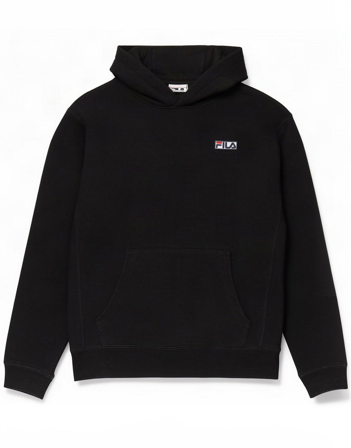 Maglione con cappuccio da uomo Fila Medium Black Cotton
