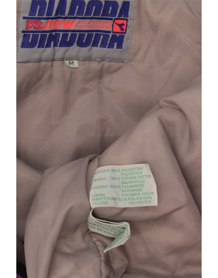Tuta da sci oversize con cappuccio da donna Diadora UK 14 poliestere viola medio