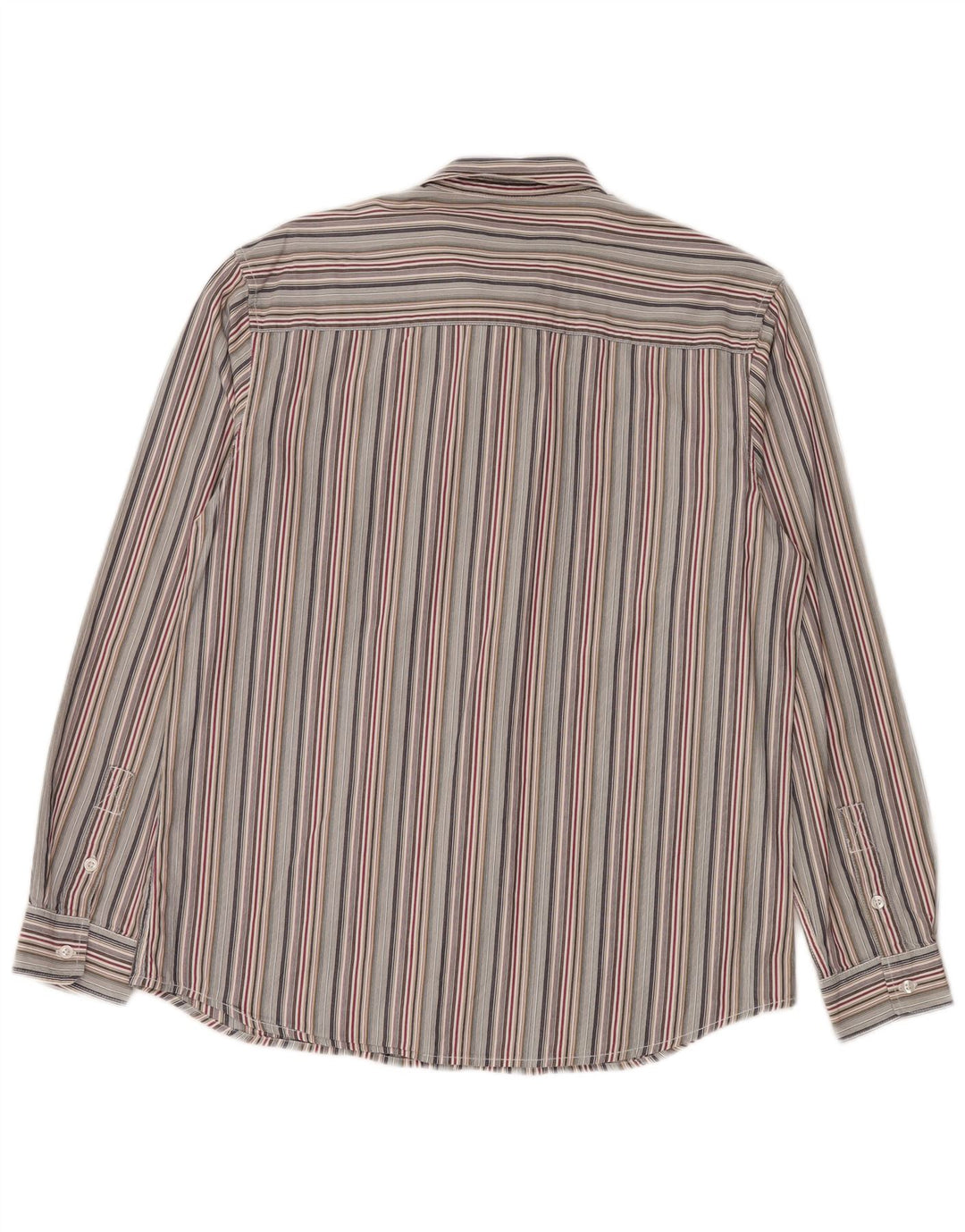 Camicia da uomo Wrangler grande in cotone a righe multicolori