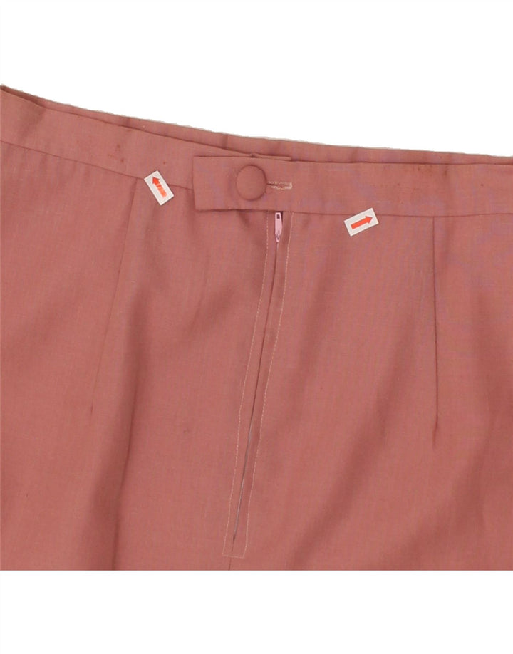 VINTAGE Womens Pencil Skirt W30 Medium Pink Vintage Vintage and Second-Hand Vintage from Messina Hembry 