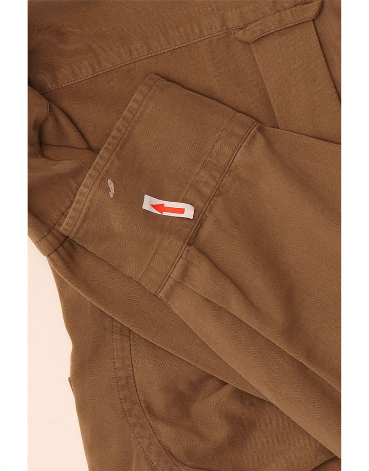 Camicia ampia da uomo Gant in cotone marrone medio