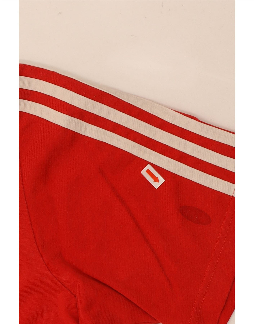 ADIDAS Mens T-Shirt Top Small Red Cotton Vintage Adidas and Second-Hand Adidas from Messina Hembry 