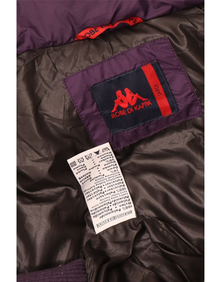 Giacca imbottita da uomo Kappa UK 38 Large Viola Nylon