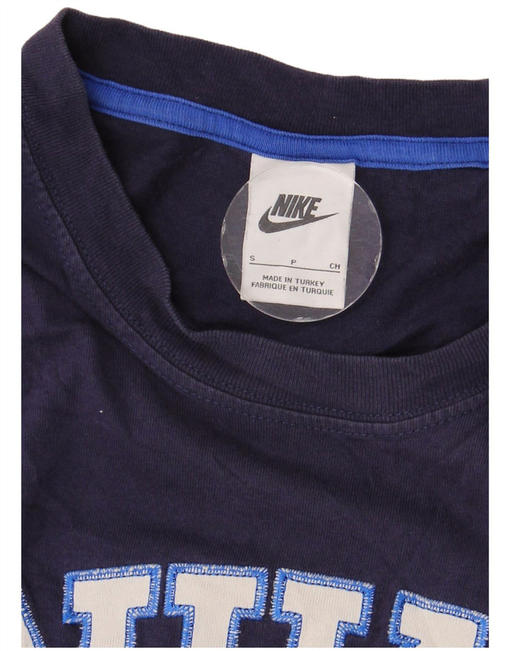 T-shirt grafica da uomo NIKE Top Small blu navy