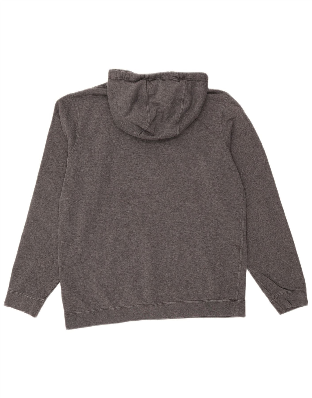Felpa con cappuccio grafica Nike da uomo, grande, cotone chiazzato grigio