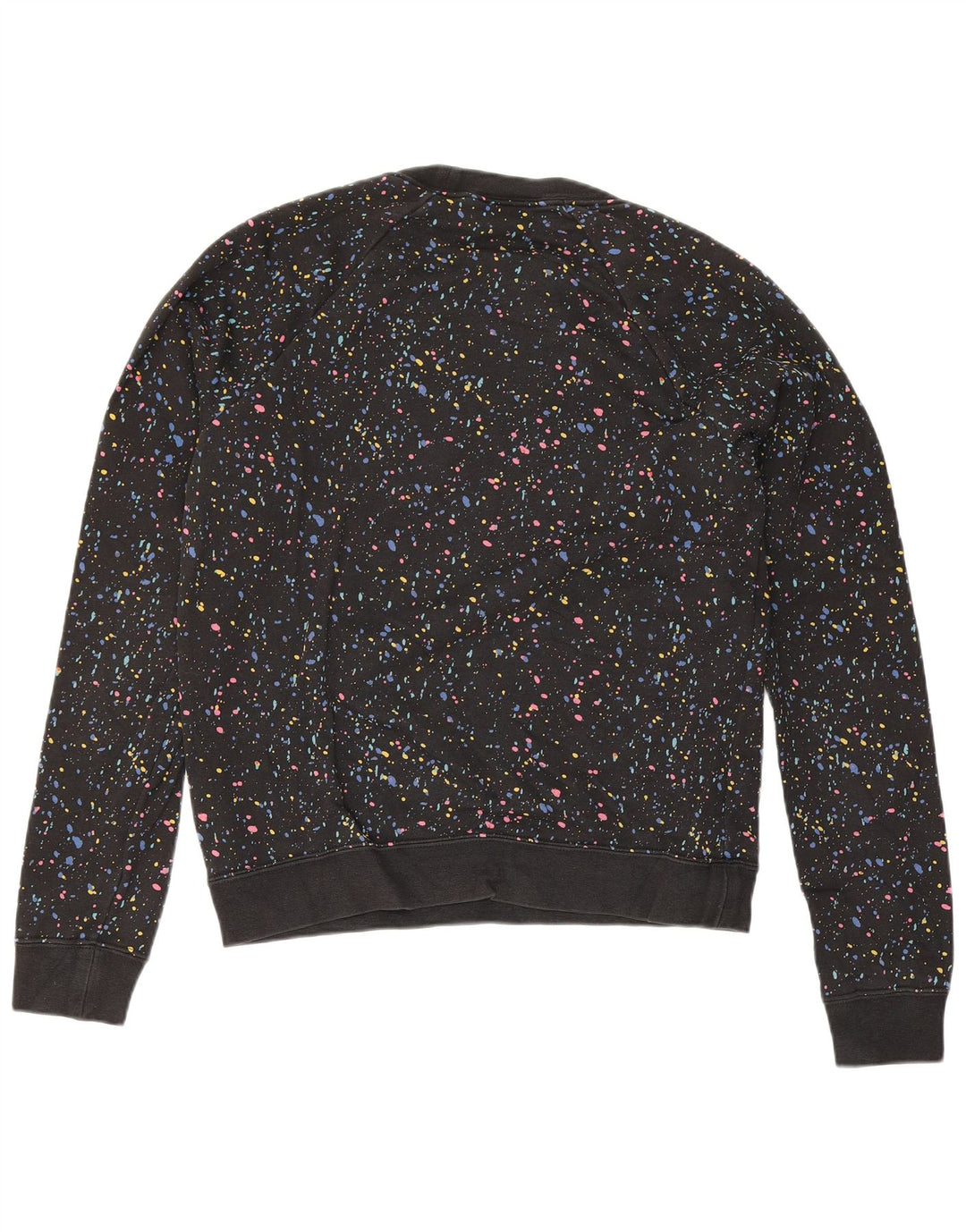 Felpa oversize con grafica Nike da donna UK 6 XS nera maculata