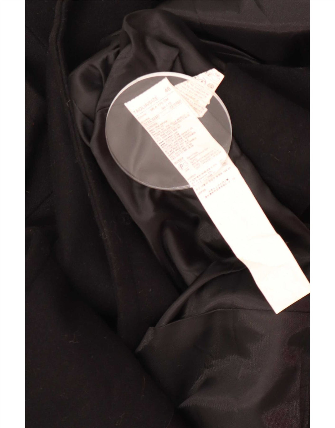 Caban Donna Benetton IT 46 Large Nero Lana