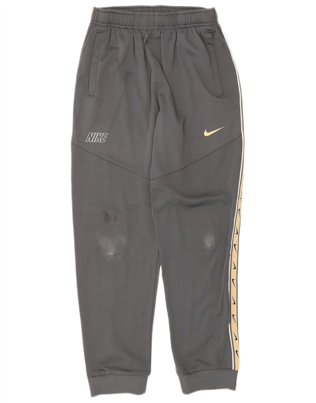 Pantaloni da tuta con grafica NIKE da ragazzo Dri Fit Joggers 13-14 anni XL Grigio