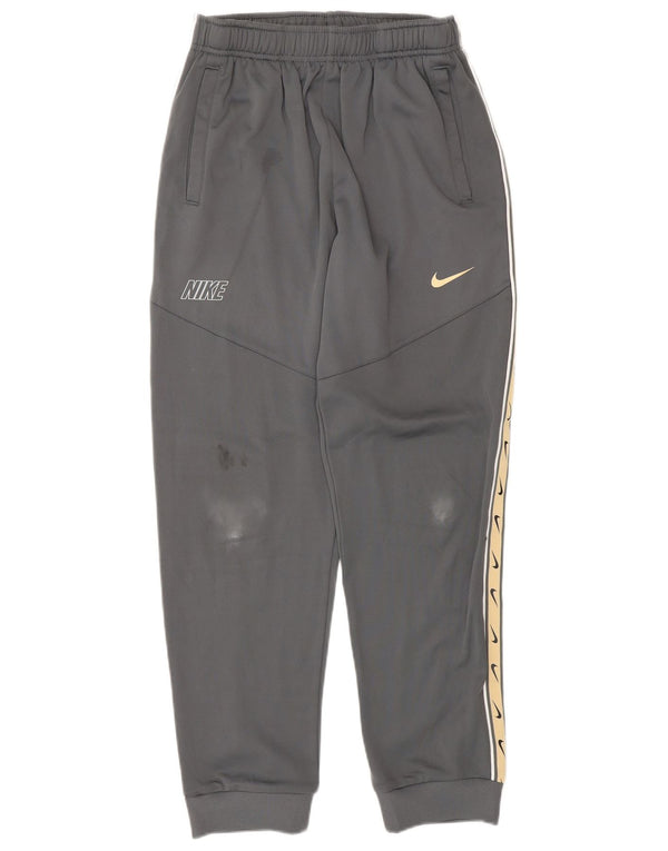 Pantaloni da tuta con grafica NIKE da ragazzo Dri Fit Joggers 13-14 anni XL Grigio
