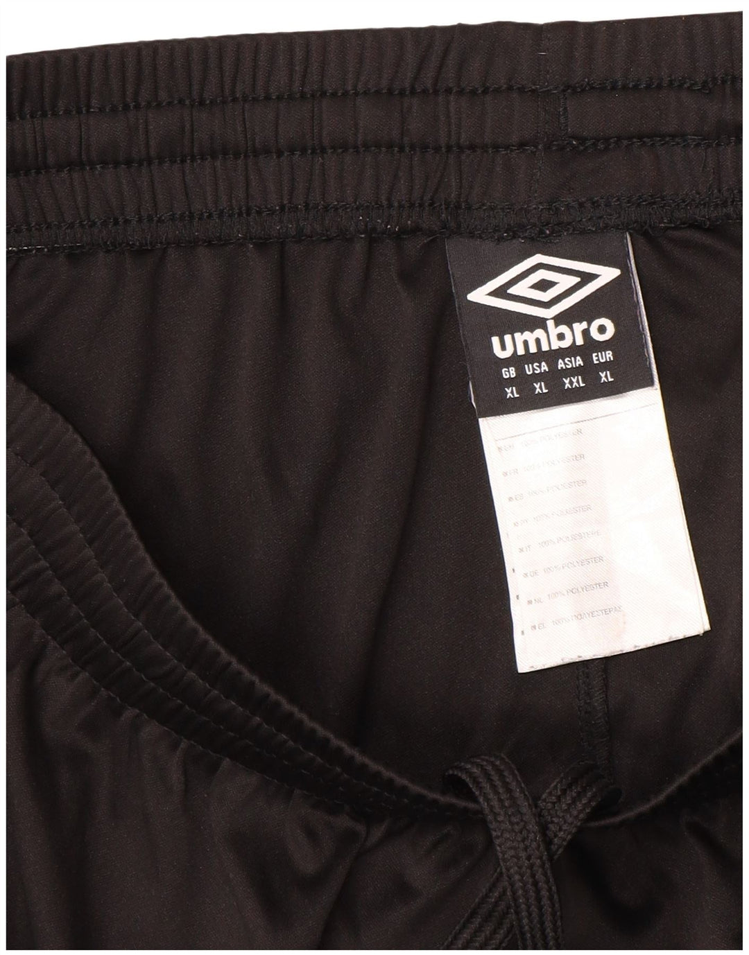 Pantaloncini sportivi da uomo Umbro XL neri in poliestere