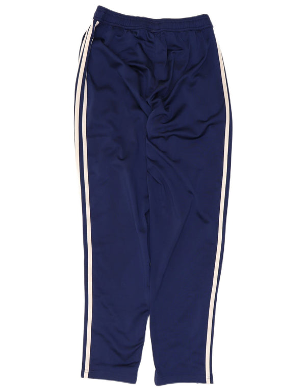 Pantaloni da tuta da uomo Adidas Small in poliestere blu navy