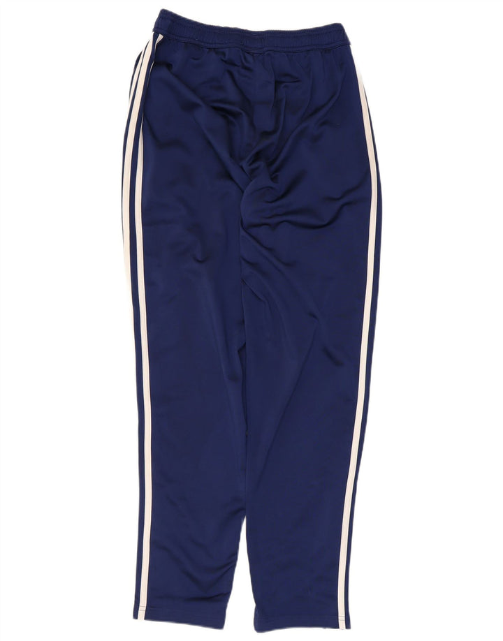 Pantaloni da tuta da uomo Adidas Small in poliestere blu navy